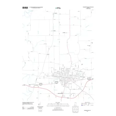 2013 Map of Washington, 2013 Print
