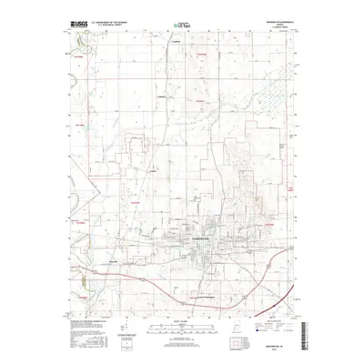 2016 Map of Washington, 2016 Print