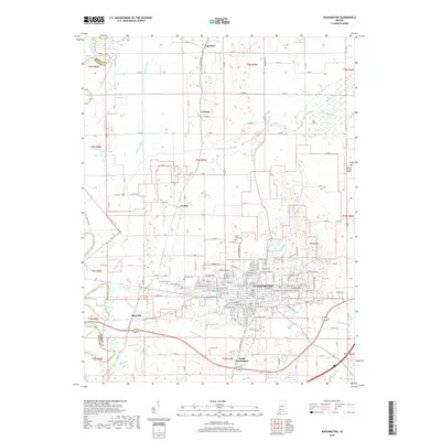 2019 Map of Washington, 2019 Print
