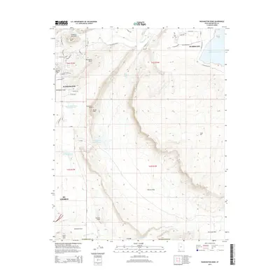 2014 Map of Washington Dome, 2014 Print