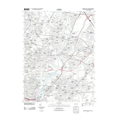 2011 Map of Washington East, 2011 Print