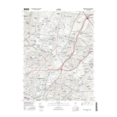 2016 Map of Washington East, 2016 Print