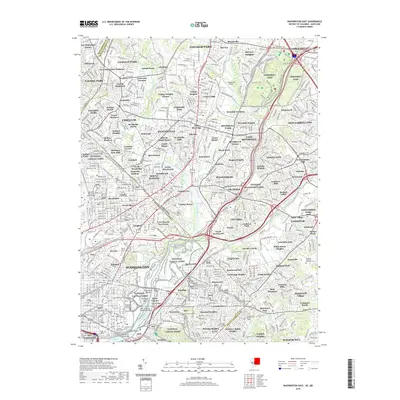 2019 Map of Washington East, 2019 Print