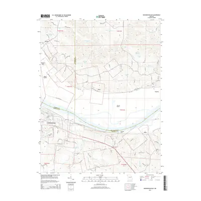 2015 Map of Washington East, 2015 Print