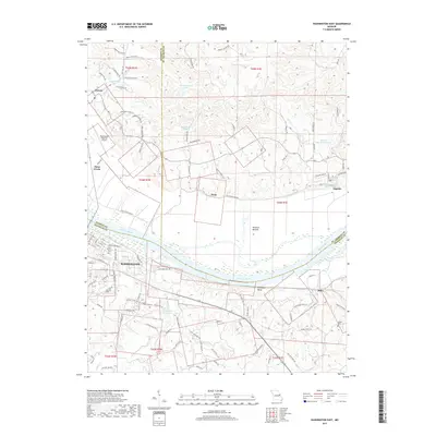 2017 Map of Washington East, 2017 Print
