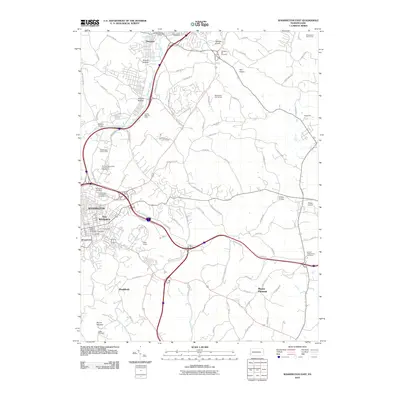 2010 Map of Washington East, 2010 Print