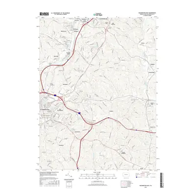 2016 Map of Washington East, 2016 Print