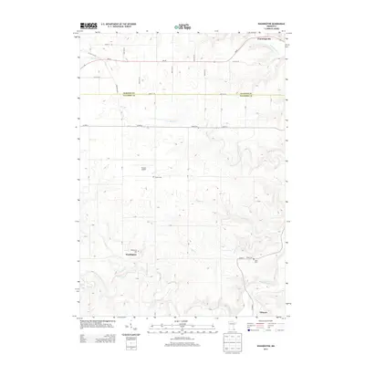 2013 Map of Washington, 2013 Print
