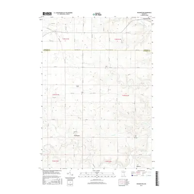 2016 Map of Washington, 2016 Print