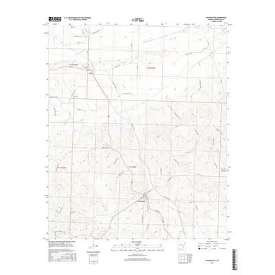 2017 Map of Washington, 2017 Print