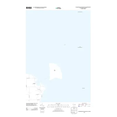 2013 Map of Washington Island NE, 2013 Print