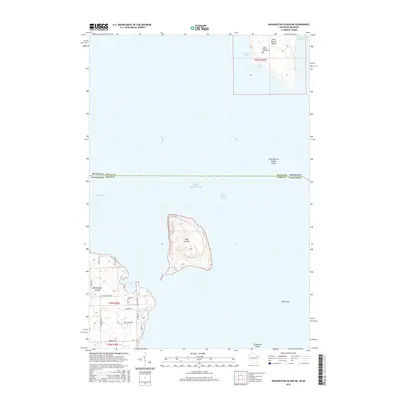 2016 Map of Washington Island NE, 2016 Print