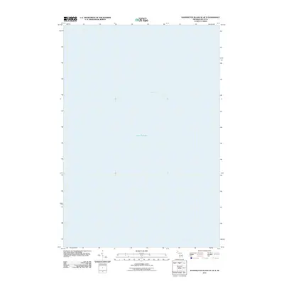 2011 Map of Washington Island NE OE N, 2011 Print