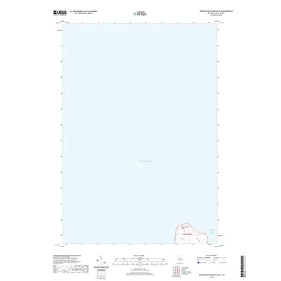 2019 Map of Washington Island NE OE N, 2019 Print