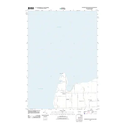 2011 Map of Washington Island NW, 2011 Print