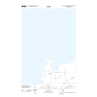 2013 Map of Washington Island NW, 2013 Print