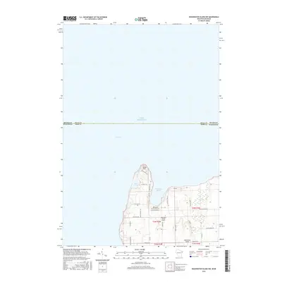 2016 Map of Washington Island NW, 2016 Print