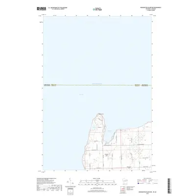 2018 Map of Washington Island NW, 2018 Print