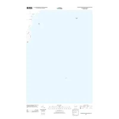 2013 Map of Washington Island SE, 2013 Print