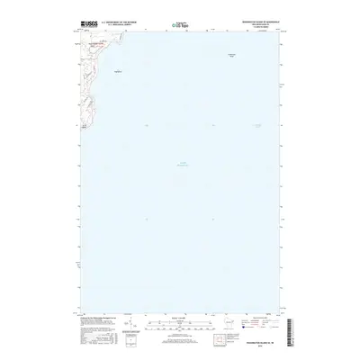 2016 Map of Washington Island SE, 2016 Print