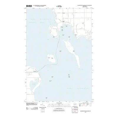 2010 Map of Washington Island SW, 2010 Print