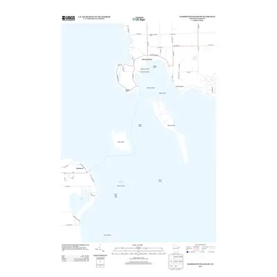 2013 Map of Washington Island SW, 2013 Print