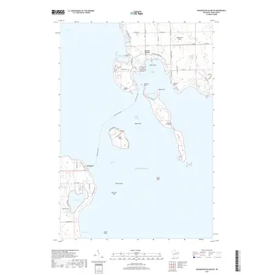 2018 Map of Washington Island SW, 2018 Print