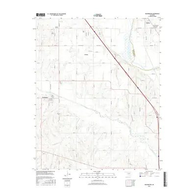 2016 Map of Washington, 2016 Print