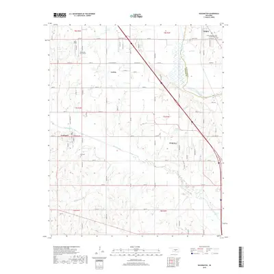 2018 Map of Washington, 2018 Print