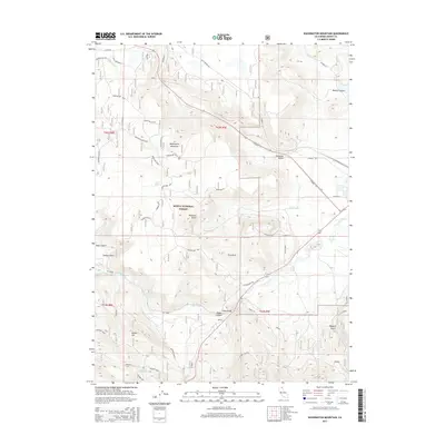 2015 Map of Washington Mountain, 2015 Print