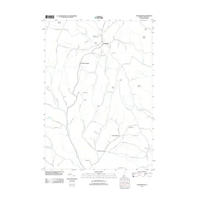 2012 Map of Washington, 2012 Print