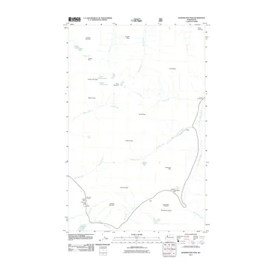 2011 Map of Washington Pass, 2011 Print
