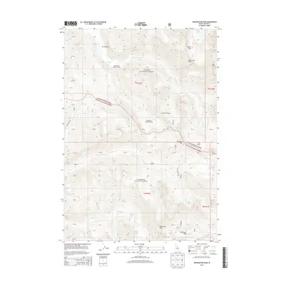 2013 Map of Washington Peak, 2013 Print