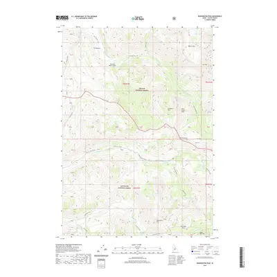 2020 Map of Washington Peak, 2020 Print