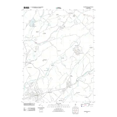 2011 Map of Washington, 2011 Print