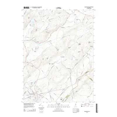 2014 Map of Washington, 2014 Print