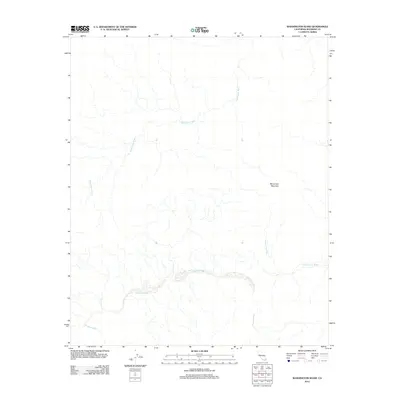 2012 Map of Washington Wash, 2012 Print