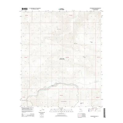 2015 Map of Washington Wash, 2015 Print