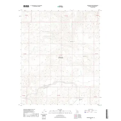 2018 Map of Washington Wash, 2018 Print