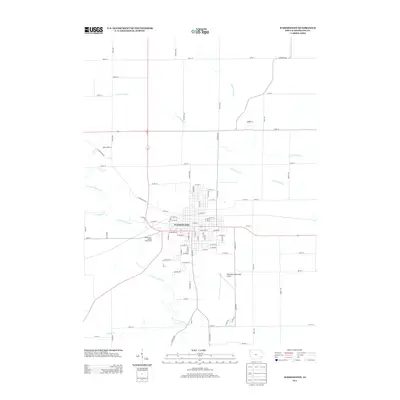 2013 Map of Washington, 2013 Print
