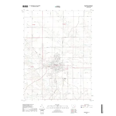 2018 Map of Washington, 2018 Print