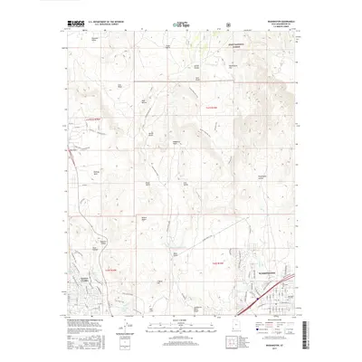 2017 Map of Washington, 2017 Print