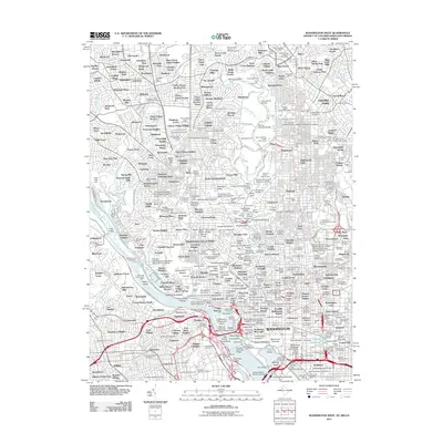 2011 Map of Washington West, 2011 Print