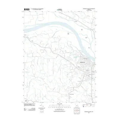 2012 Map of Washington West, 2012 Print