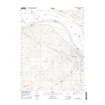 2015 Map of Washington West, 2015 Print