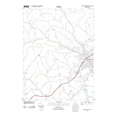 2010 Map of Washington West, 2010 Print