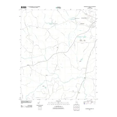 2011 Map of Washington West, 2011 Print