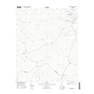 2014 Map of Washington West, 2014 Print