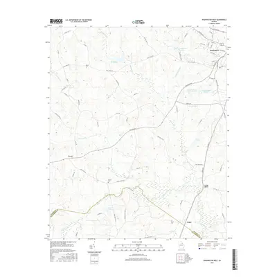 2017 Map of Washington West, 2017 Print
