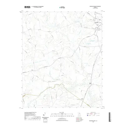 2020 Map of Washington West, 2020 Print